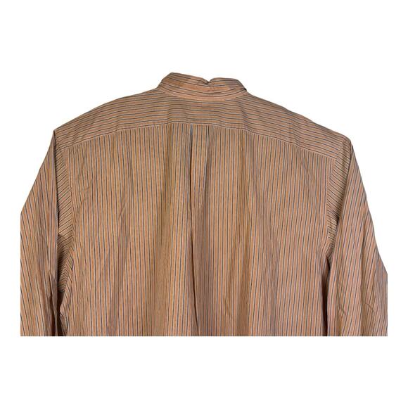 NWT Polo Ralph Lauren Classic Fit Button Down Shirt 4XLT Peach Vertical Strip - Picture 9 of 15